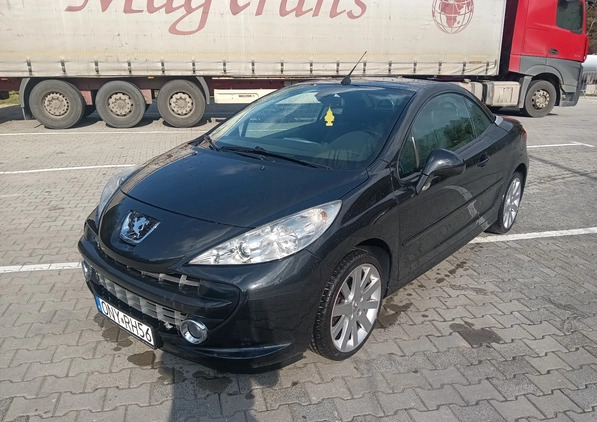 Peugeot 207 CC cena 18500 przebieg: 113000, rok produkcji 2008 z Olsztyn małe 172